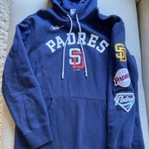 San Diego Padres Nike Performance Pullover Hoodie Size Medium